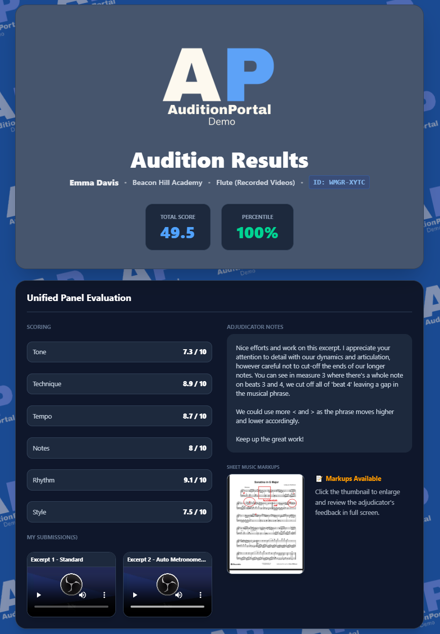 Interactive Report Card Preview